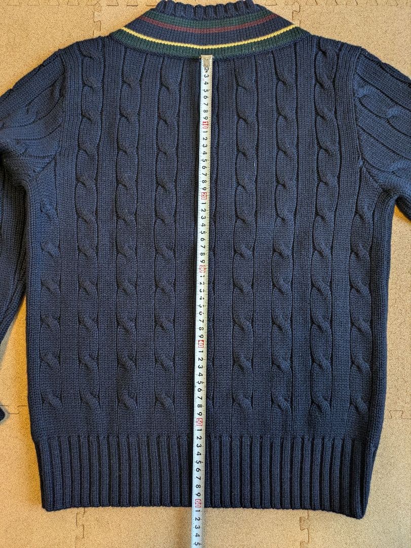 ポロラルフローレン　チルデンニット　ネイビーL　未使用品