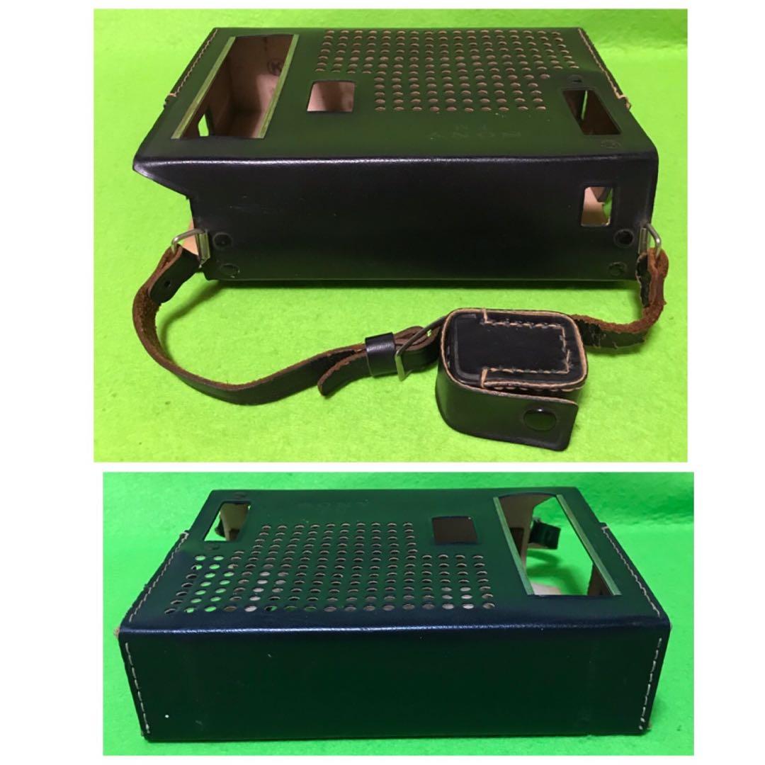 SONY ラジオ　TFM-110D 革ケース付き　美品