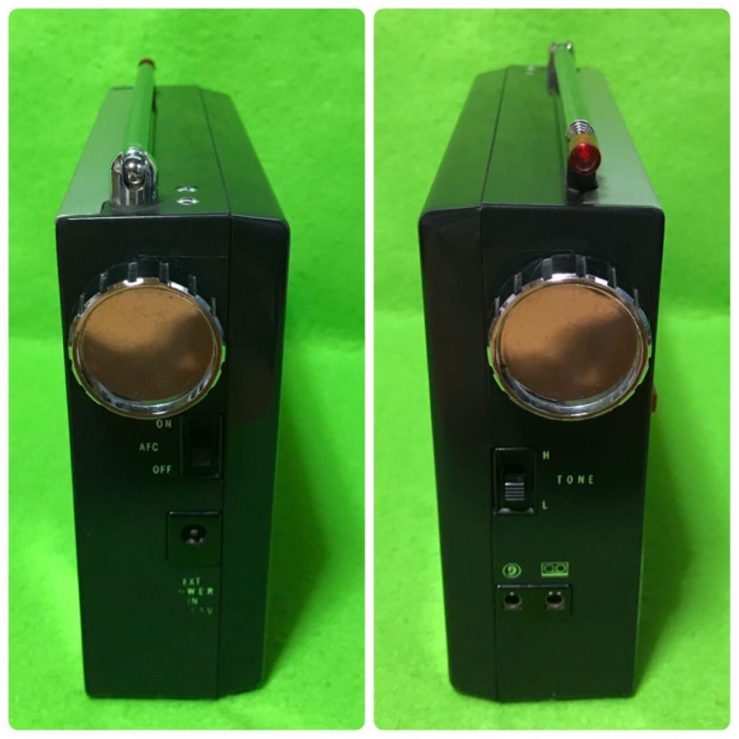 SONY ラジオ　TFM-110D 革ケース付き　美品