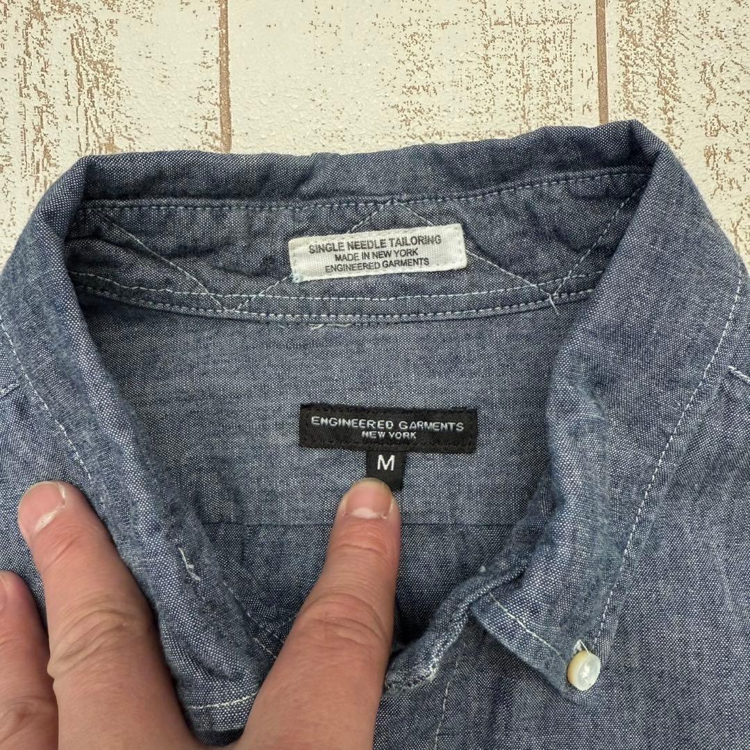 美品USA製【エンジニアードガーメンツ】19th BD Shirt シャンブレー