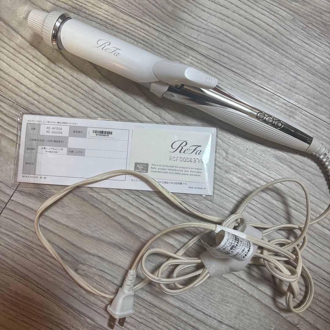 ReFa カールヘアアイロン RE-AF00A ホワイト　32mm