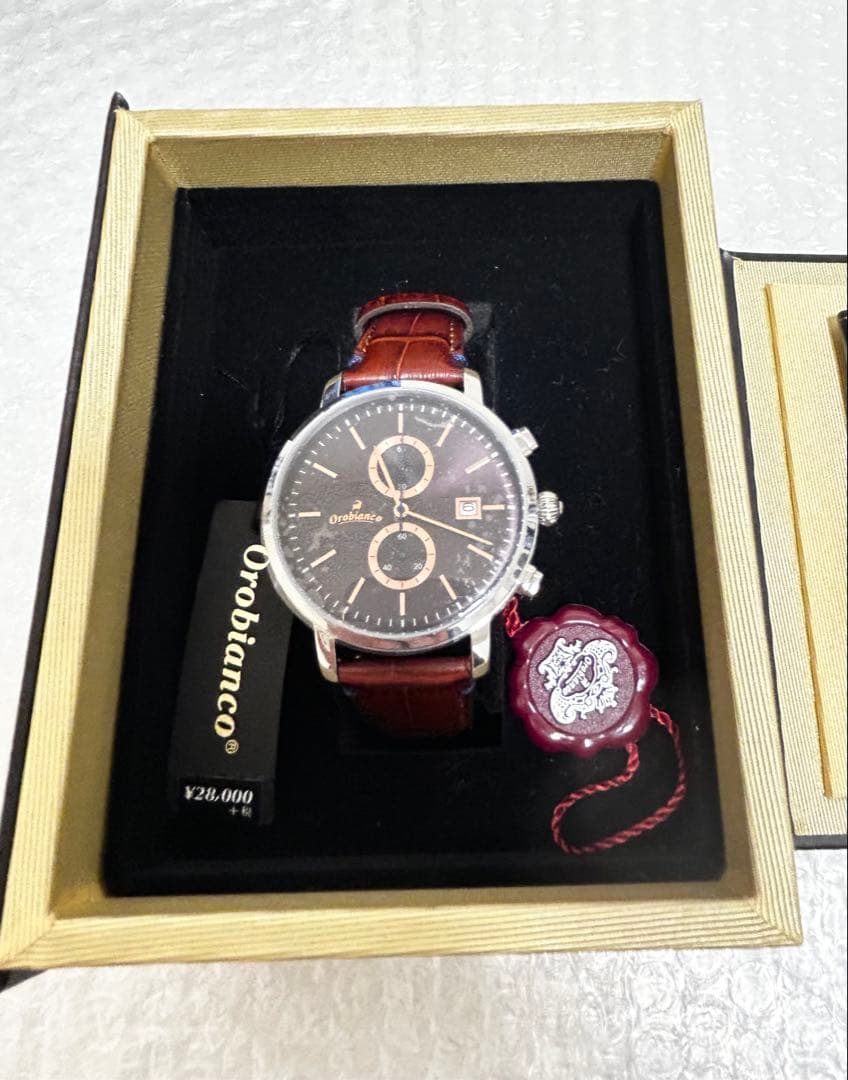 Orobianco 時計 ホワイト/ゴールド