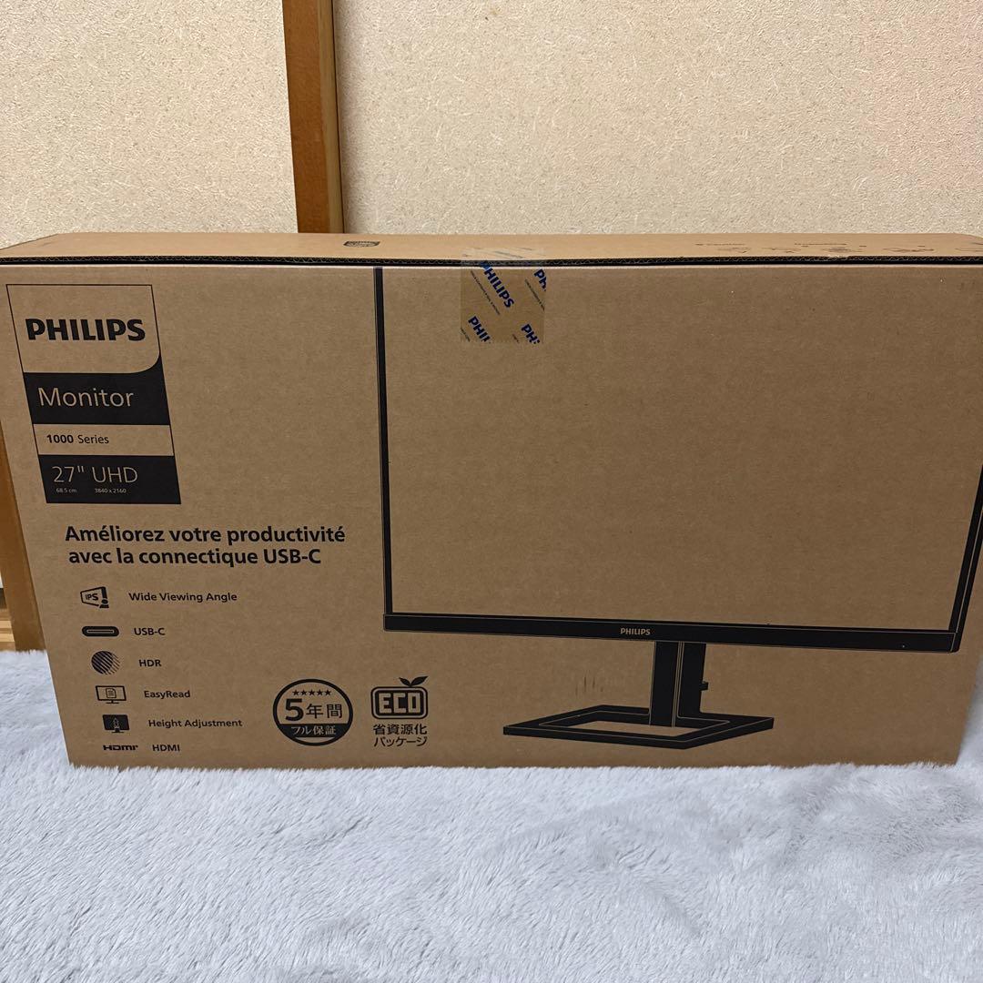 PHILIPS 27インチ 4k UHD モニター