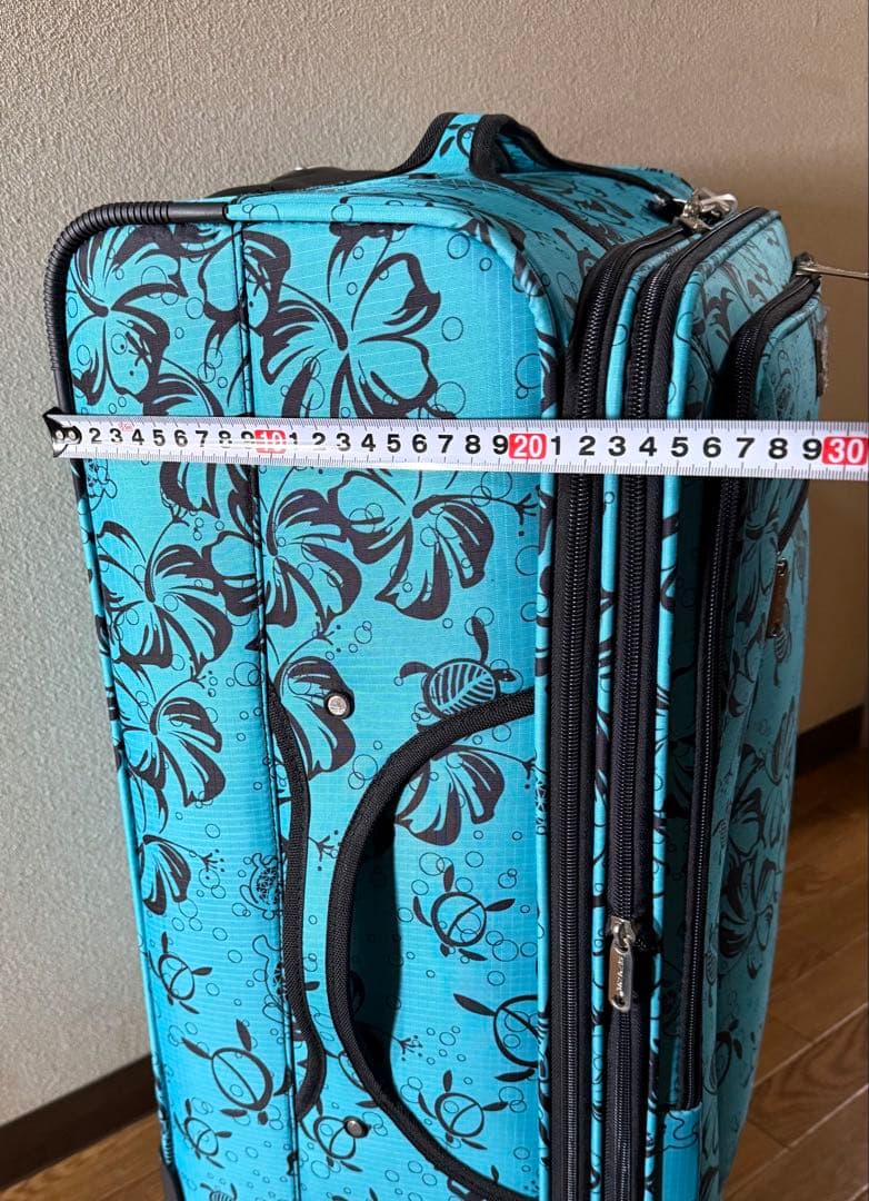 Hawail Spirit 花柄キャリーケース【ベルト付き】