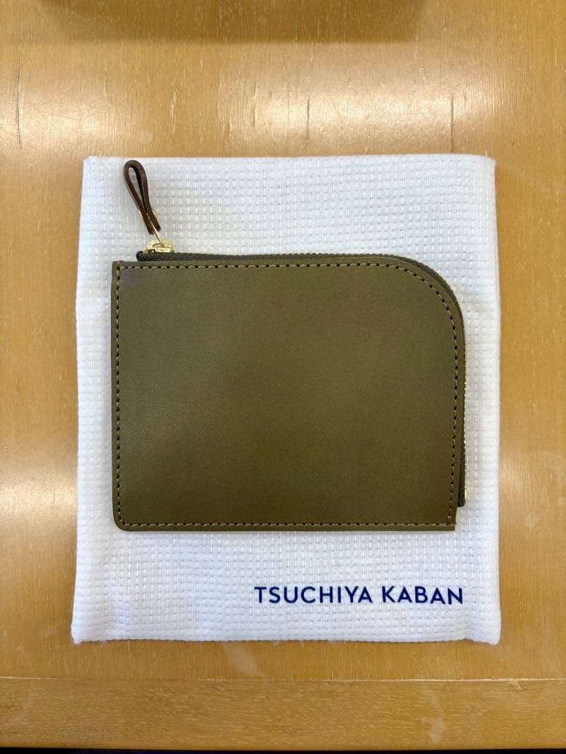 【新品】土屋鞄 ナチューラ ヌメ革Lファスナー カーキーグリーン 限定色 レア