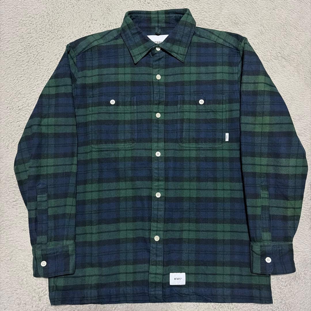 19aw WTAPS UNION LS SHIRT チェックシャツ　2 M