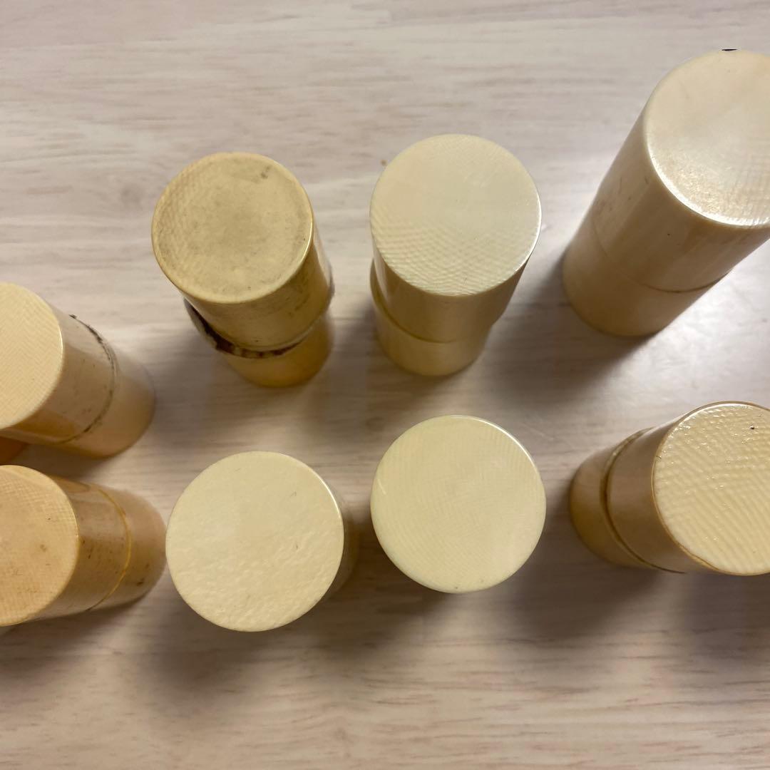 軸先　根付け材　掛け軸用　11個セット(22個) 588g