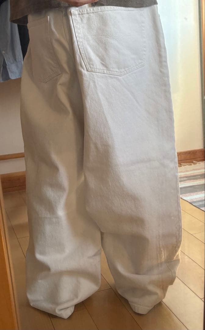 パンツ 90s AnchorBlue beyond baggy W40 greeny