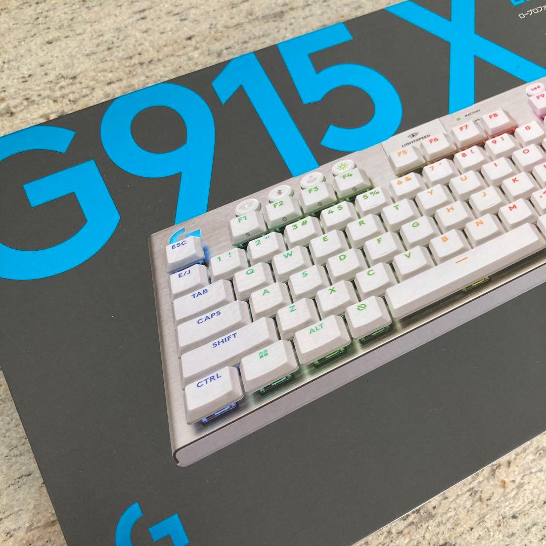 G915X LIGHTSPEED TKL ホワイト 日本語配列 キーボード本体