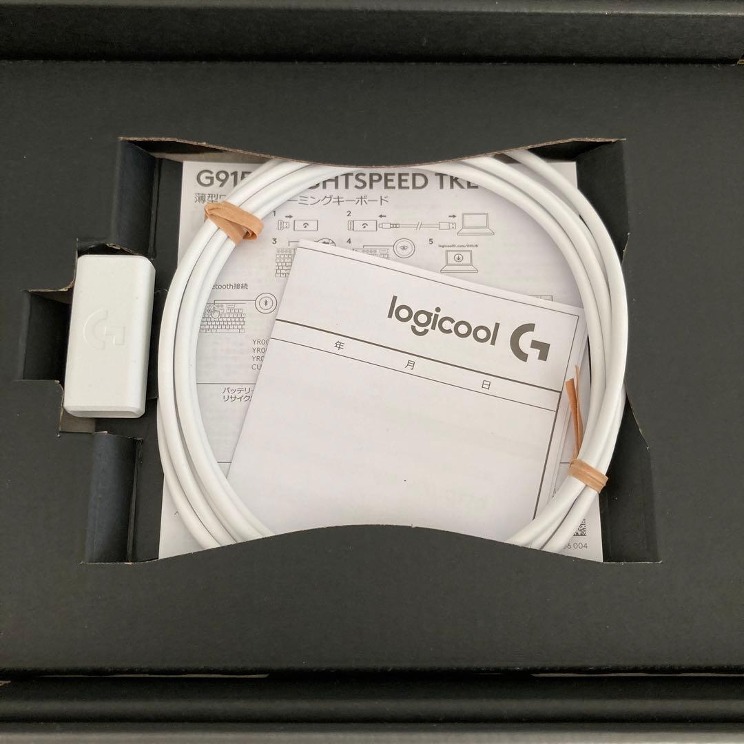 G915X LIGHTSPEED TKL ホワイト 日本語配列 キーボード本体