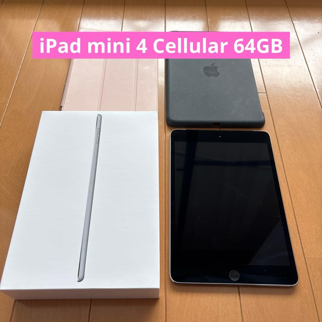 iPad mini 4 Wi-Fi+Cellular 64GB スペースグレー