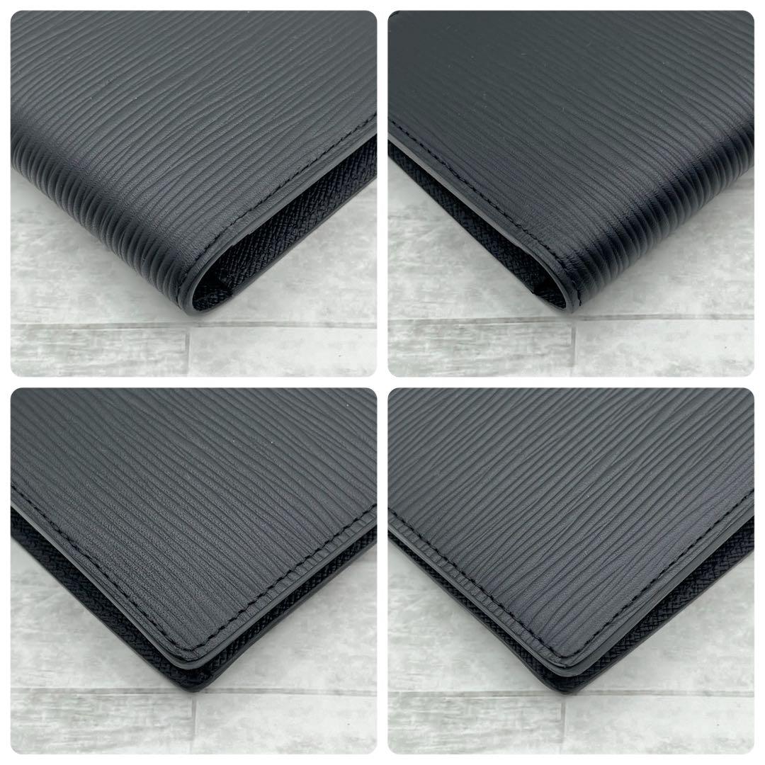 ★新品に近い★　ルイヴィトン　長財布　エピ　ポルトフォイユ　ブラザ　メンズ