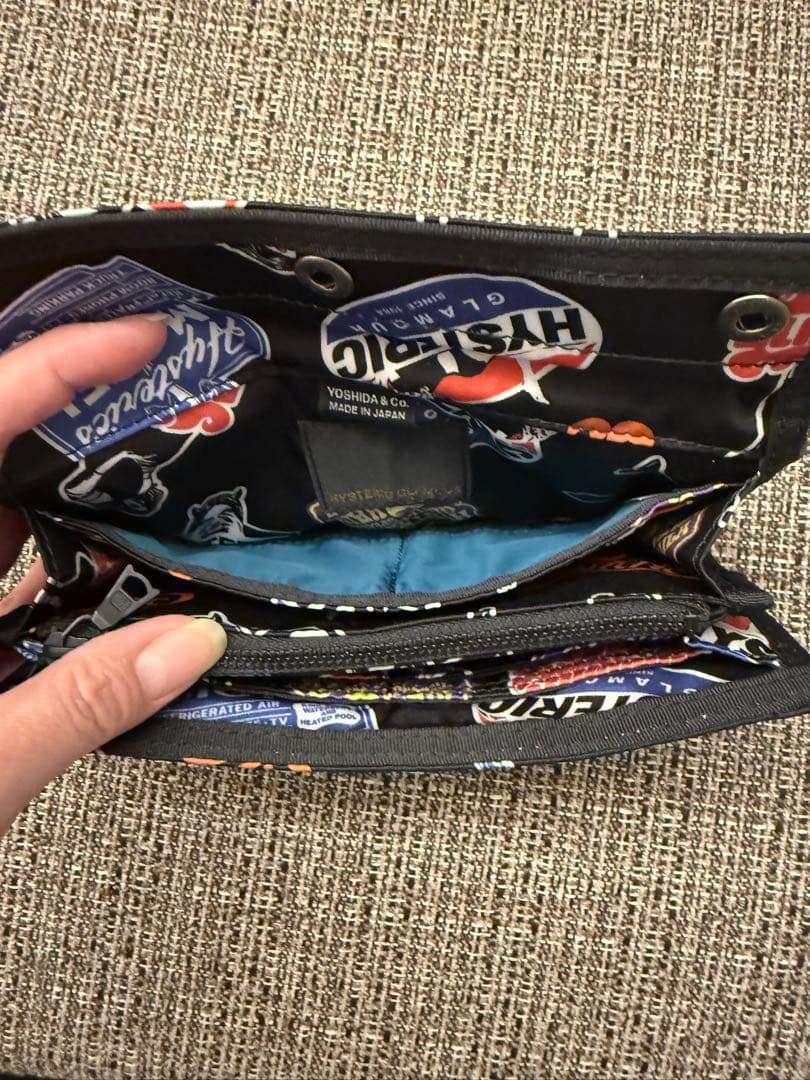 新品同様！HYSTERIC GLAMOUR PORTER 長財布 ブラック