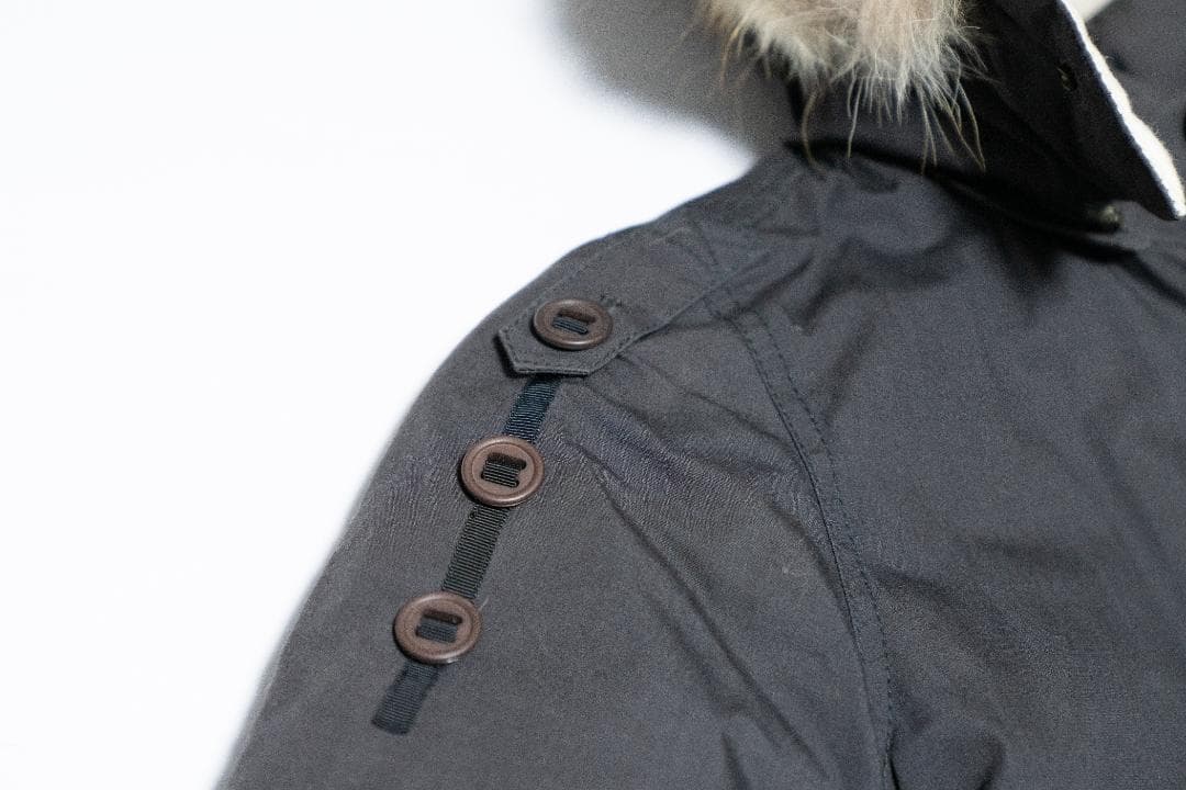 フルカウント モッズコート ファー付き ダークグレー