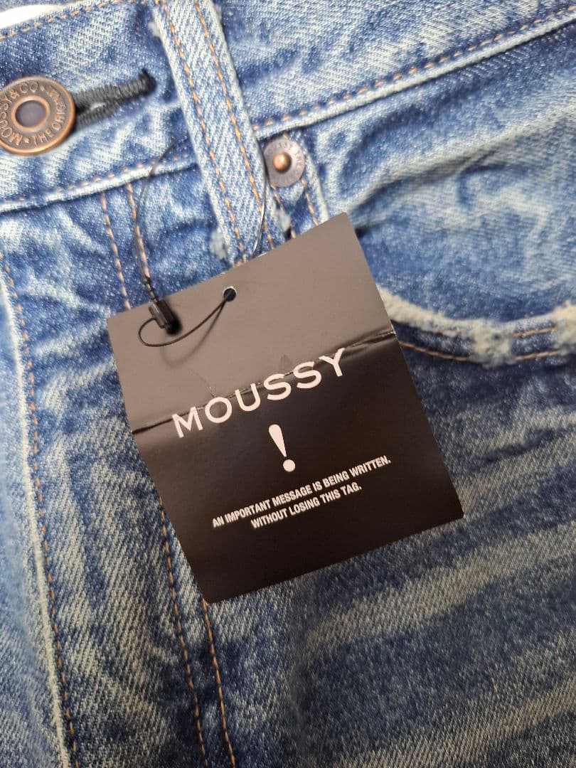 MOUSSY MVSフレア ロング 24 新品タグ付き