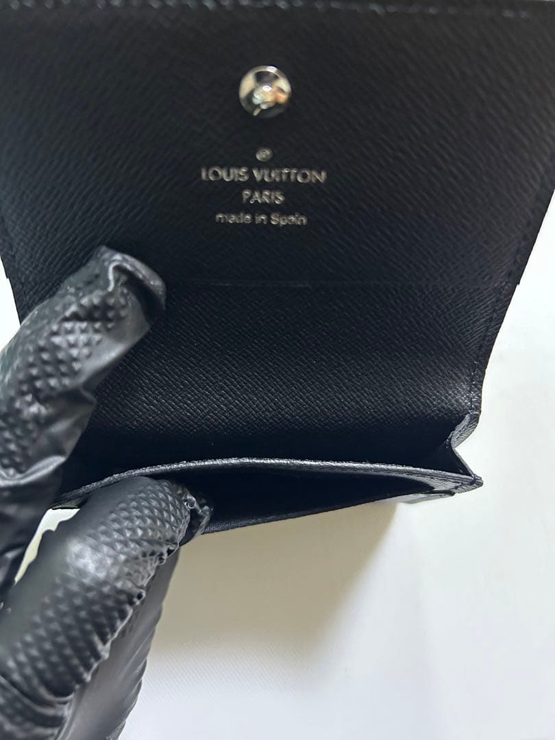 ルイヴィトン　エピ　名刺入れ　カード入れ　ノワールブラック