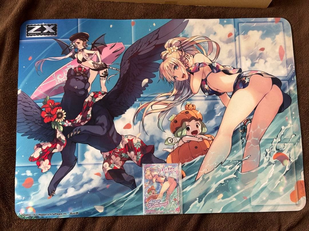 ゼクス ラバープレイマット「綾瀬＆ズィーガー」 未開封