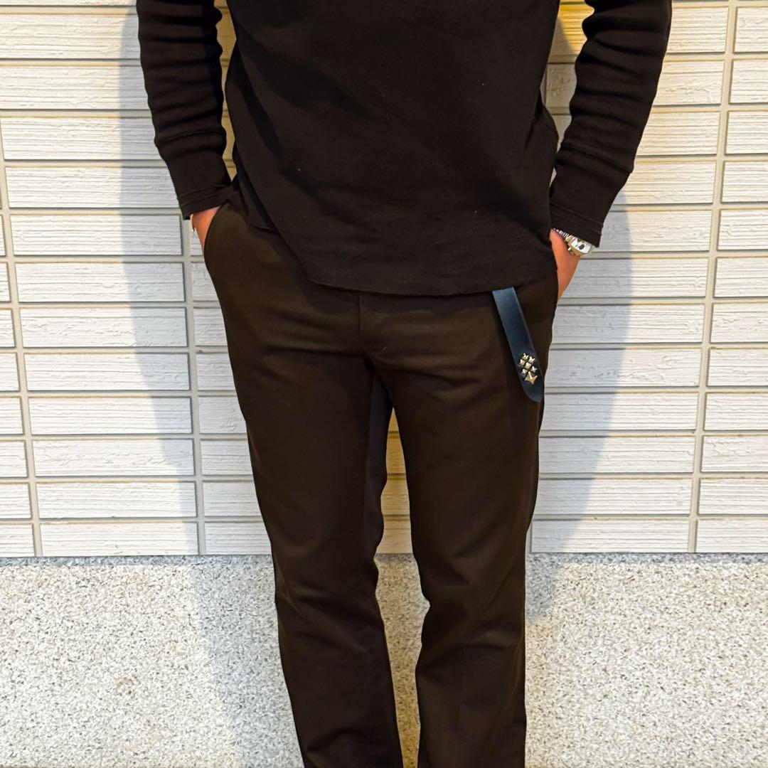 k*1様 スタッズナローベルトミリタリmx23mm 32inch125cm