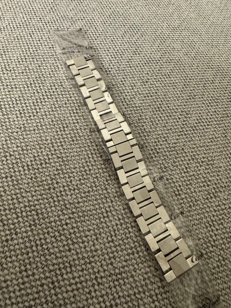 カルティエタンクソロ　ステンレスベルト