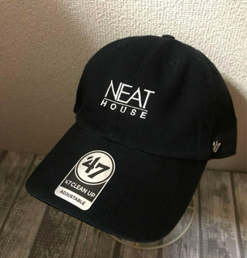 47 NEAT HOUSE キャップ　ブラック　帽子