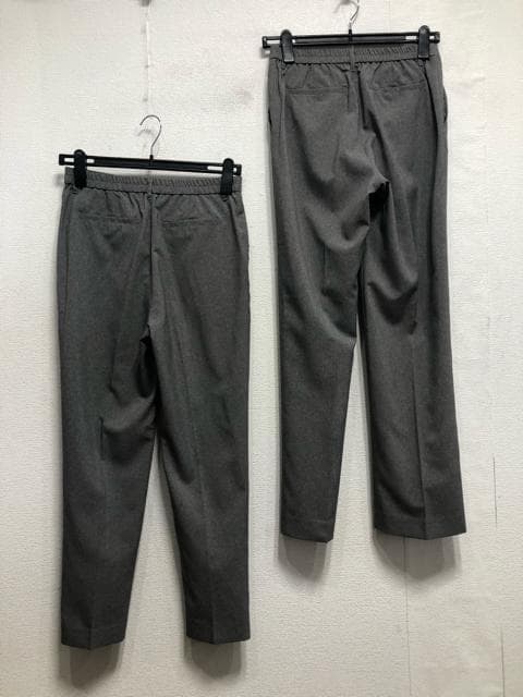 新品☆11号Mグレー系サマースーツ3点ストレート＆テーパード♪お仕事☆r895