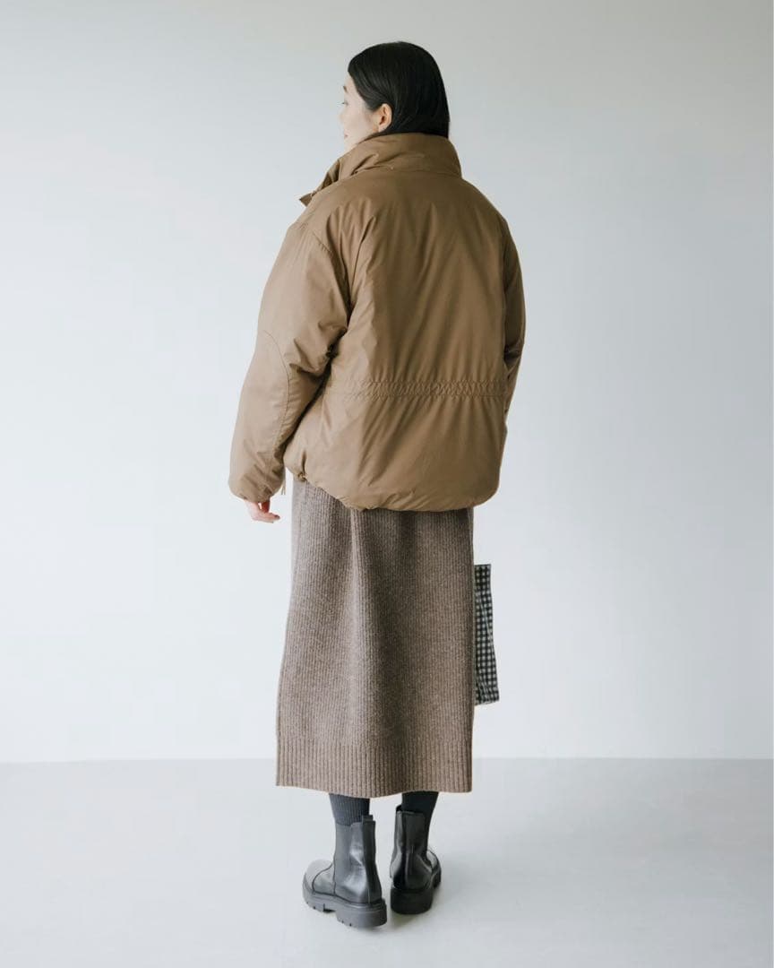 ランサークロージングコーポレーション 中綿コート　カーキ　Ｓ　北欧暮らしの道具店