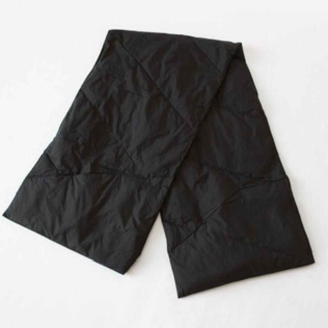 NANGA ナンガ ダウンポンチョマフラー ブラック