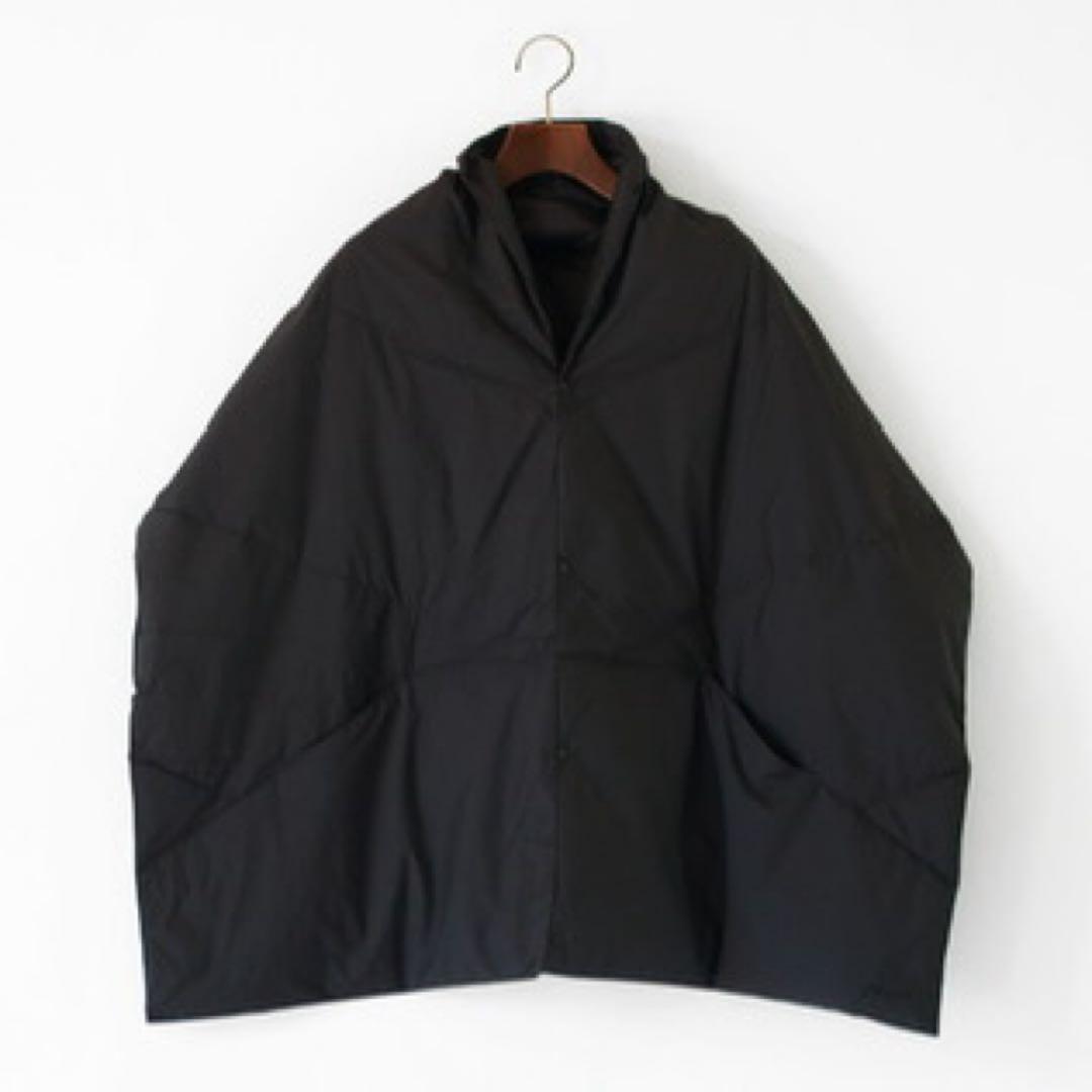 NANGA ナンガ ダウンポンチョマフラー ブラック