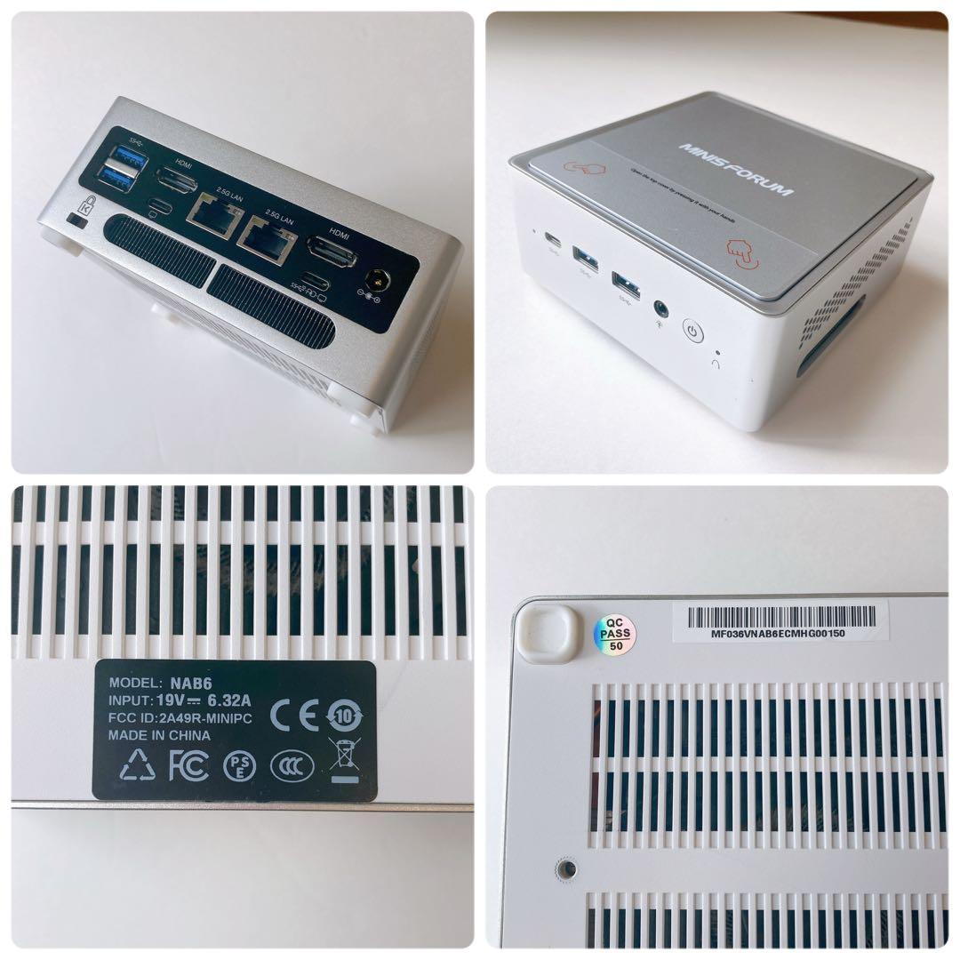 MINISFORUM NAB6 Core i7 ミニPC