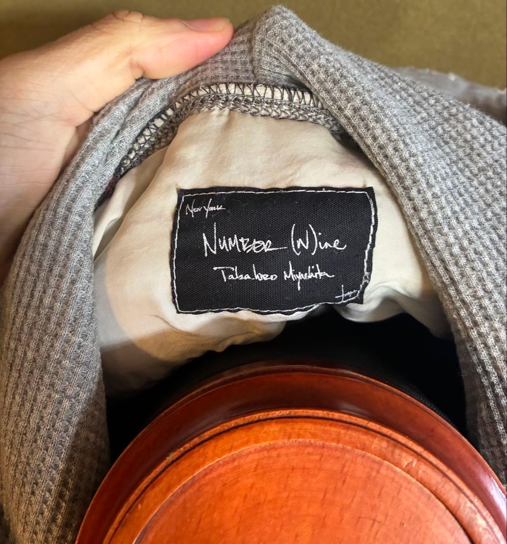 ナンバーナイン宮下貴裕 THS期フード付きネルシャツ　サイズ4