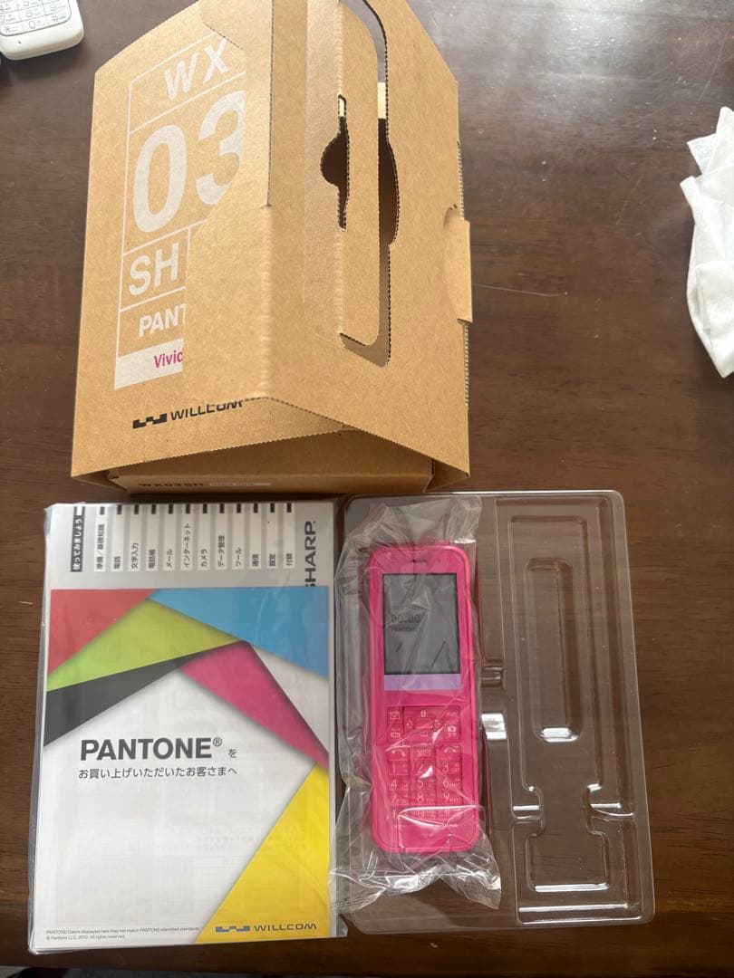 SHARP WX03SH Vivid Pink 本体 ウィルコム