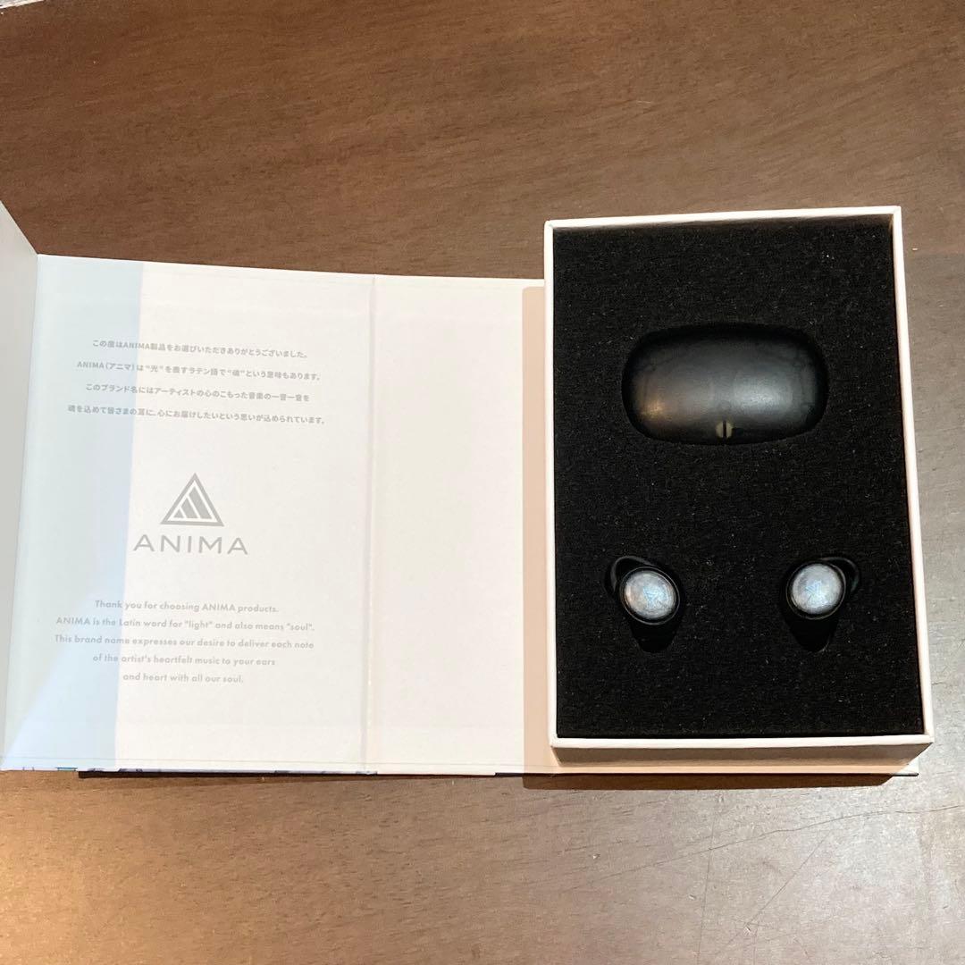 【美品】ANIMA ANW01 ワイヤレスイヤホン グラファイト
