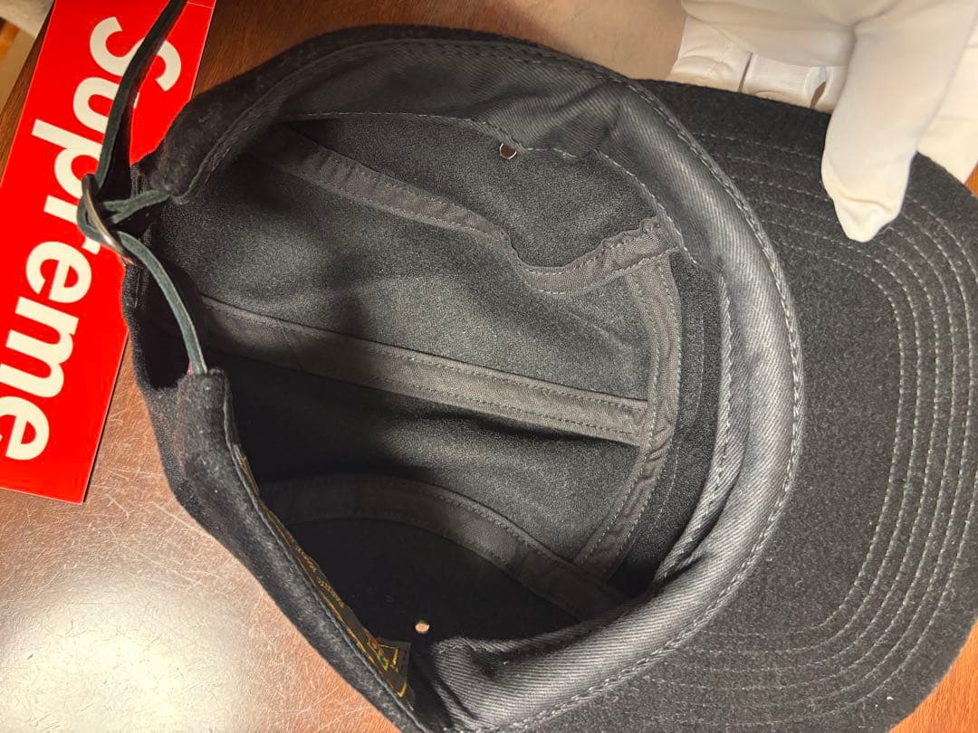 Supreme Wool Camp cap Black ナオキ