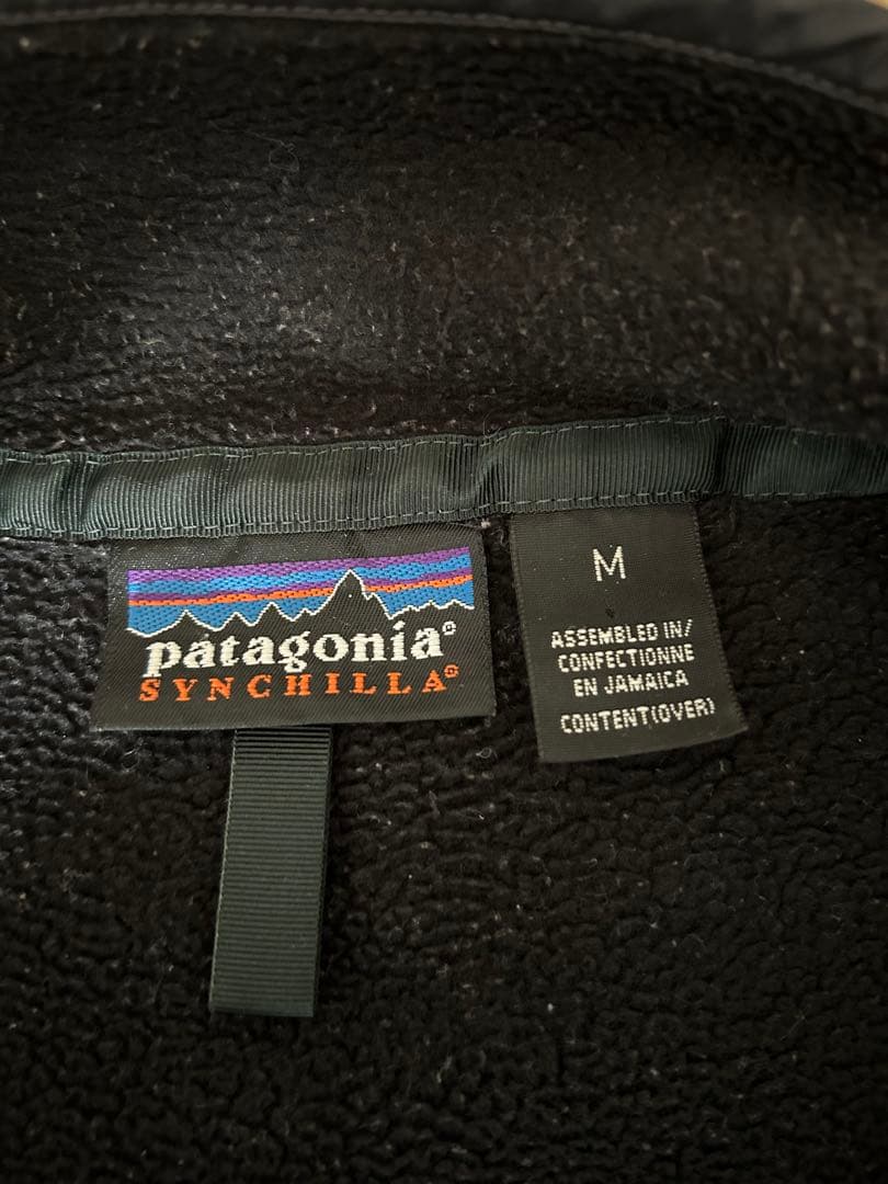 USA製 90's patagonia シンチラ スタップT 黒