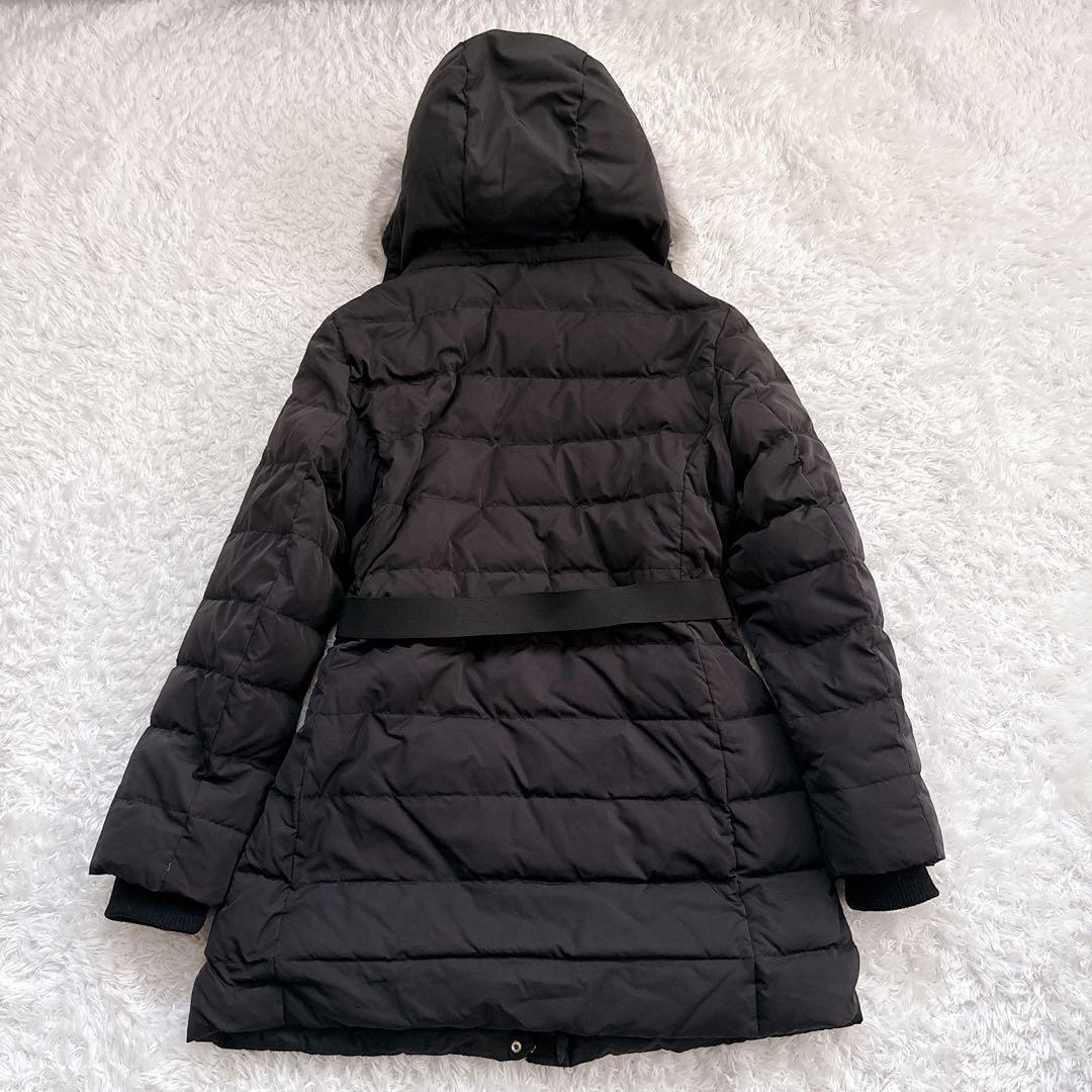 ⭐️売り切りセール中⭐️ ザラ ダウン ロングコート ボア ベルト ファー L