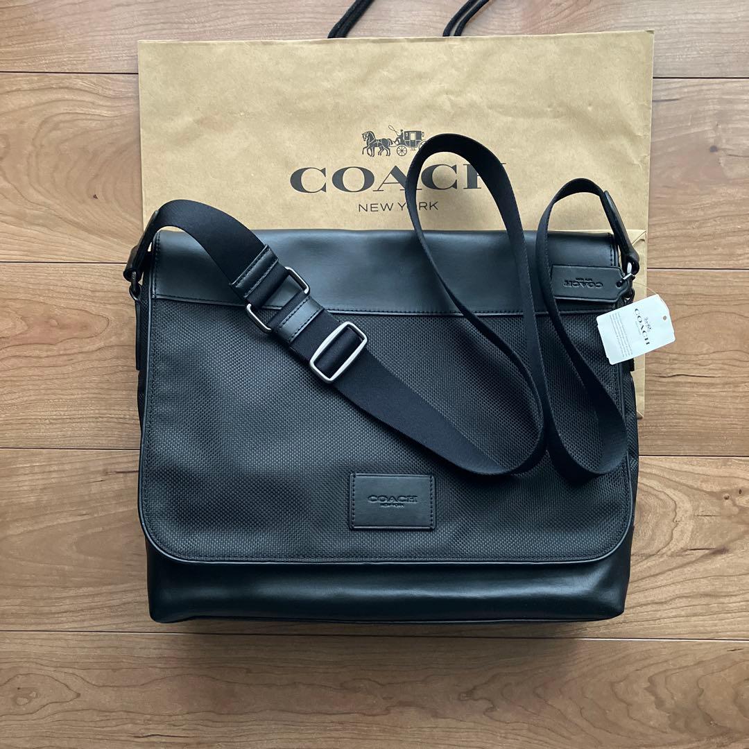 COACH コーチ メッセンジャーバッグ ショルダーバッグ 黒　新品 未使用