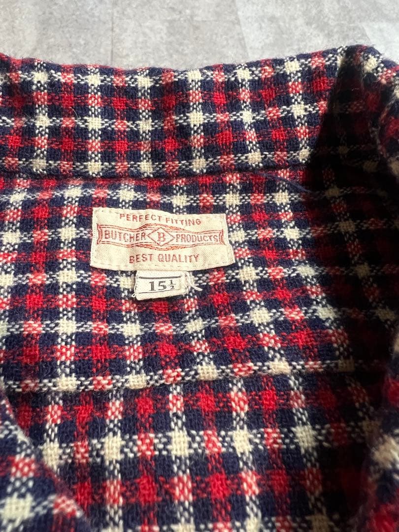 atlast atlast&co アットラスト　ウールネルシャツ　ネルシャツ