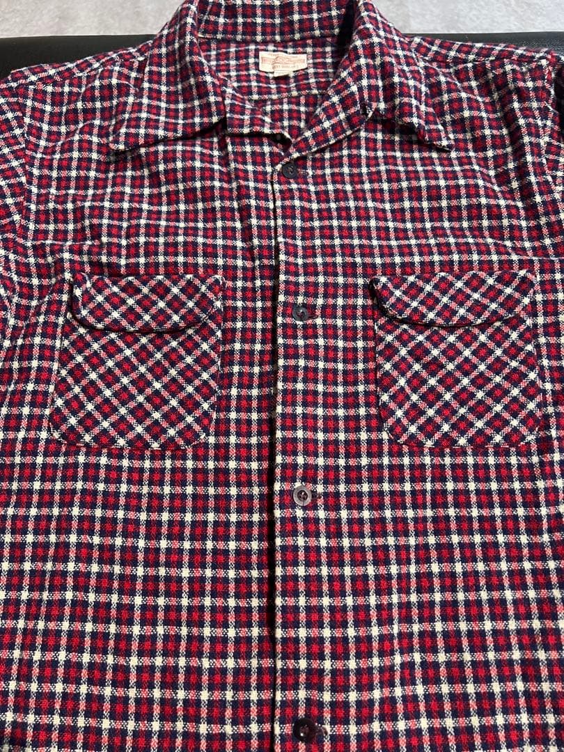 atlast atlast&co アットラスト　ウールネルシャツ　ネルシャツ