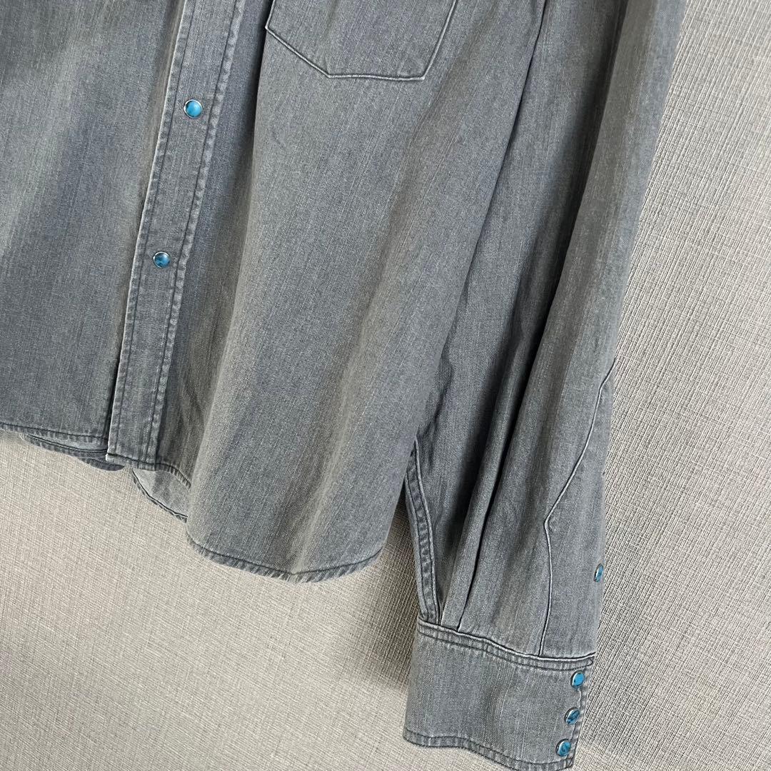 DIGAWEL×Lee WESTERN SHIRT オーバーサイズ ターコイズ