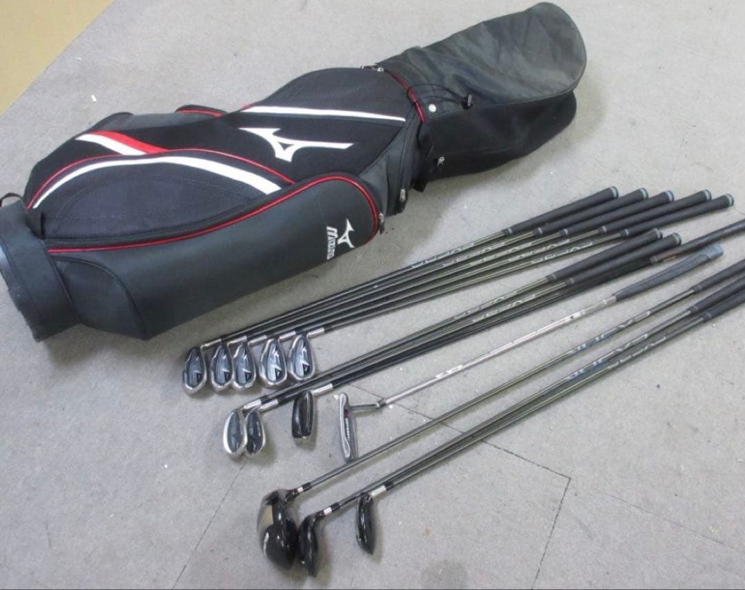 美品MIZUNO ミズノ EURUS ゴルフセット+キャディバッグ