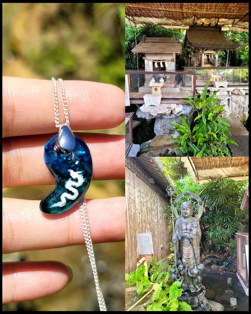 限定品沖宮★神龍　仕返し復讐身を守る勾玉オルゴナイト