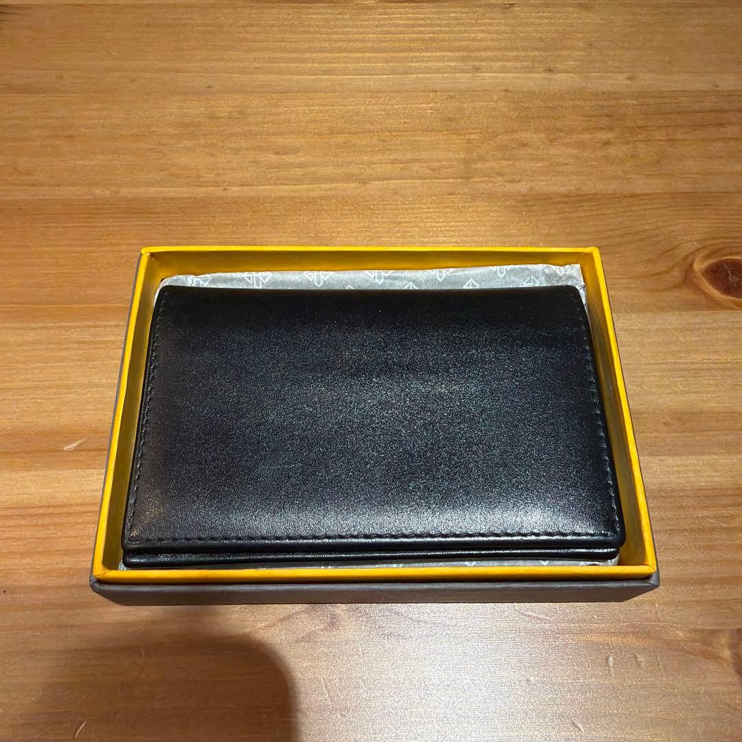 ETTINGER 名刺入れ ブラックターコイズ