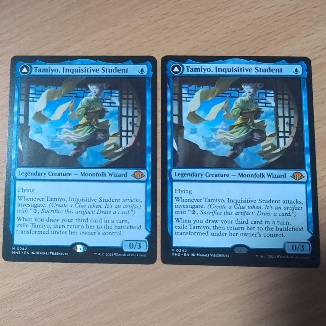 知りたがりの、タミヨウ　英語版　２枚セット