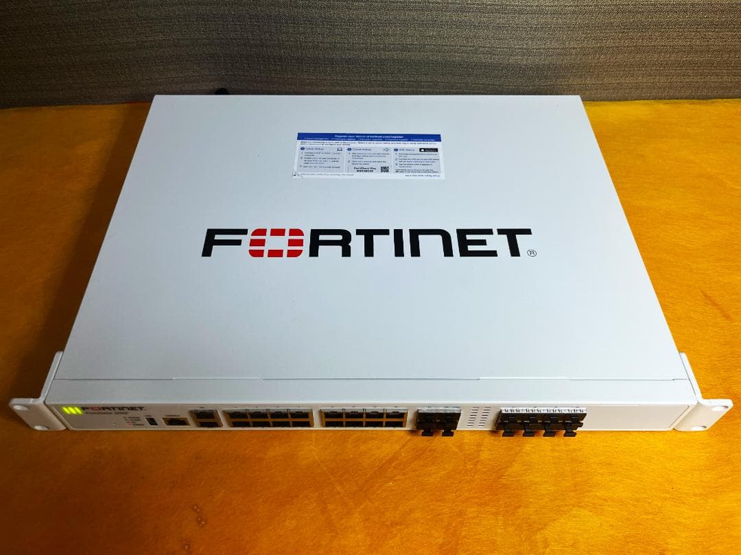 ■ ファイアウォール Fortinet Fortigate 200F ① 動作品