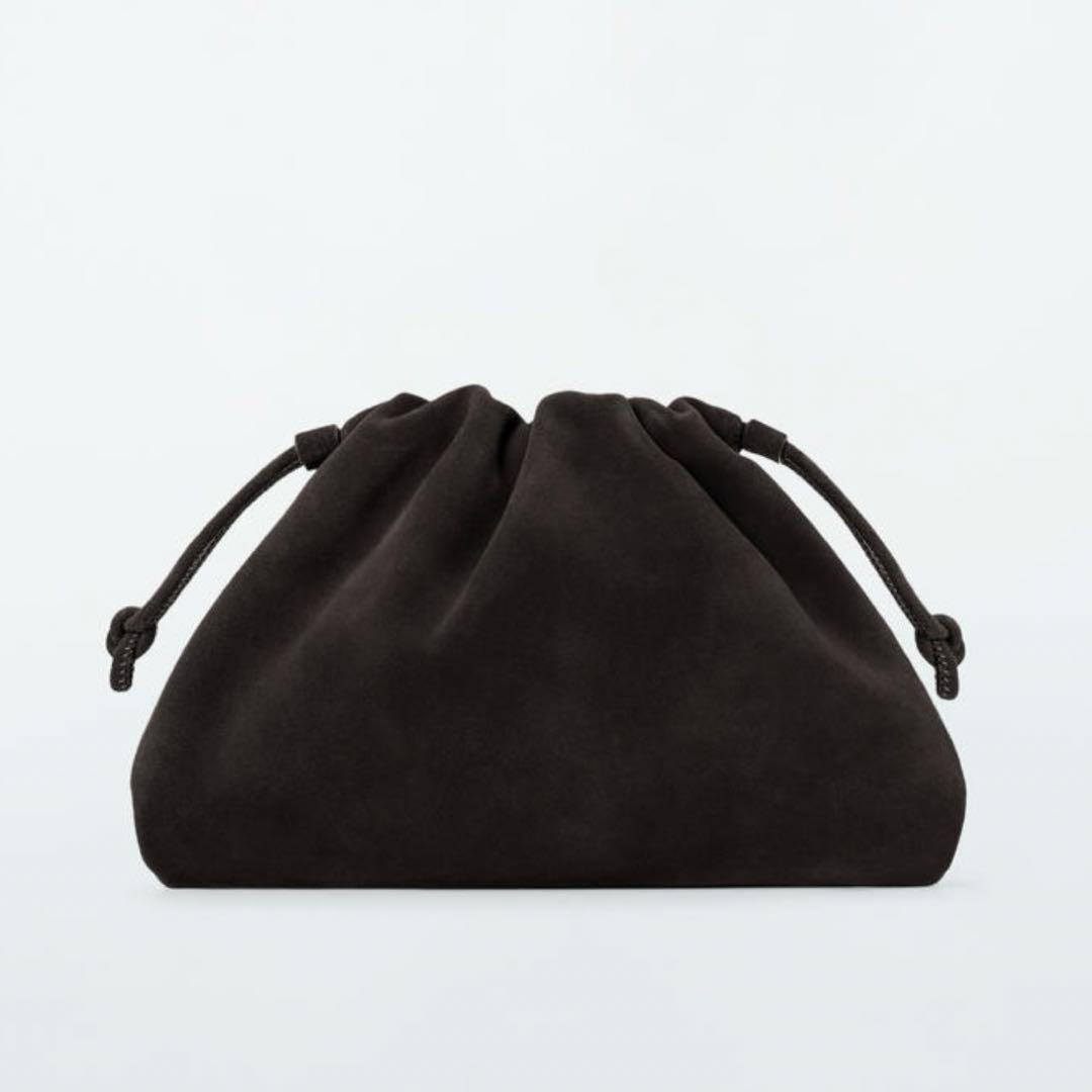 COS CAVATELLI ミニクラッチバッグ スエード