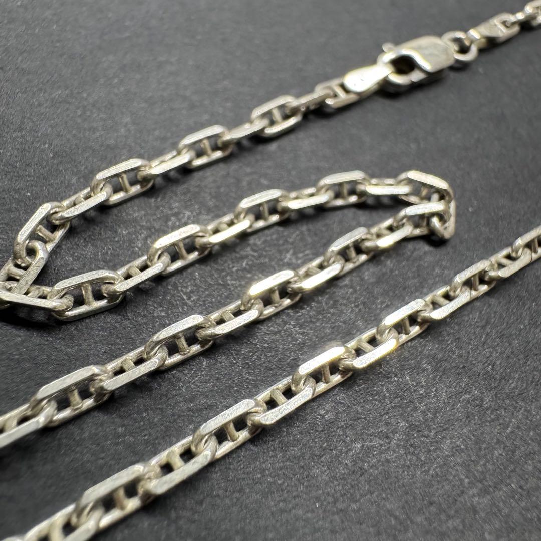 【イタリア製 50㎝】アンカーチェーン ネックレス silver925