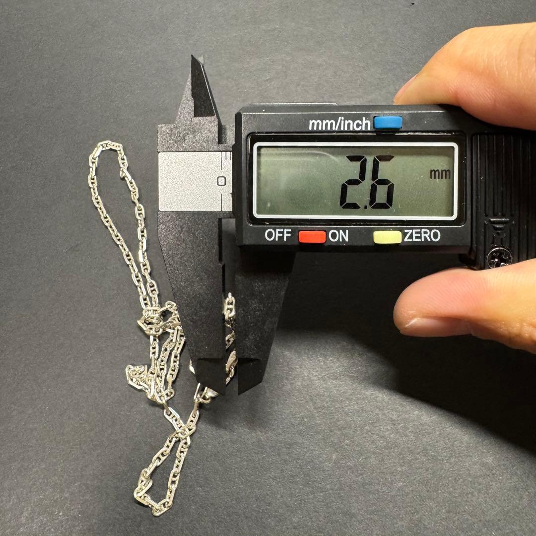 【イタリア製 50㎝】アンカーチェーン ネックレス silver925