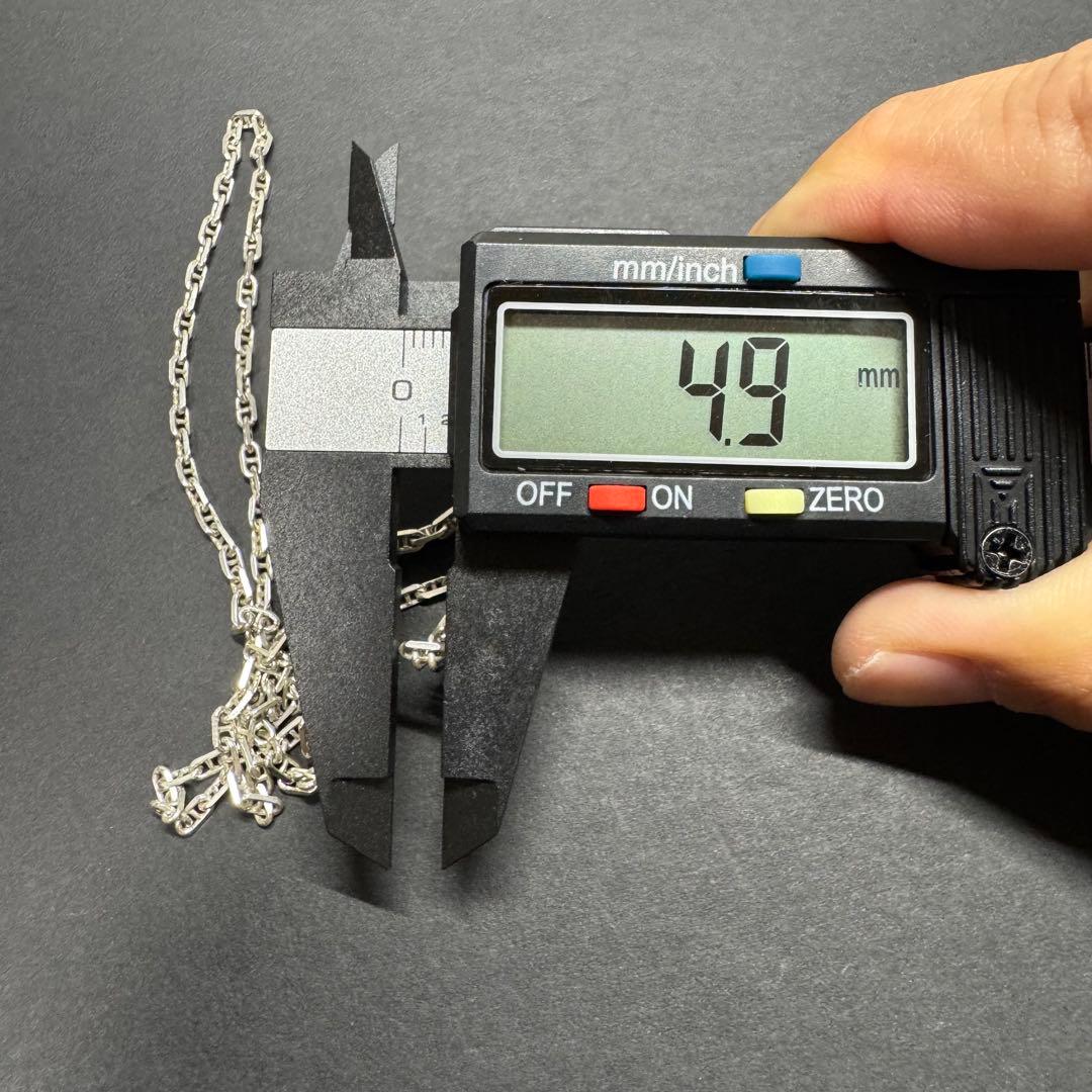 【イタリア製 50㎝】アンカーチェーン ネックレス silver925