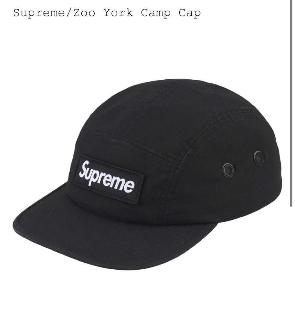 新品未使用品 Supreme Zoo York Camp Cap ブラック