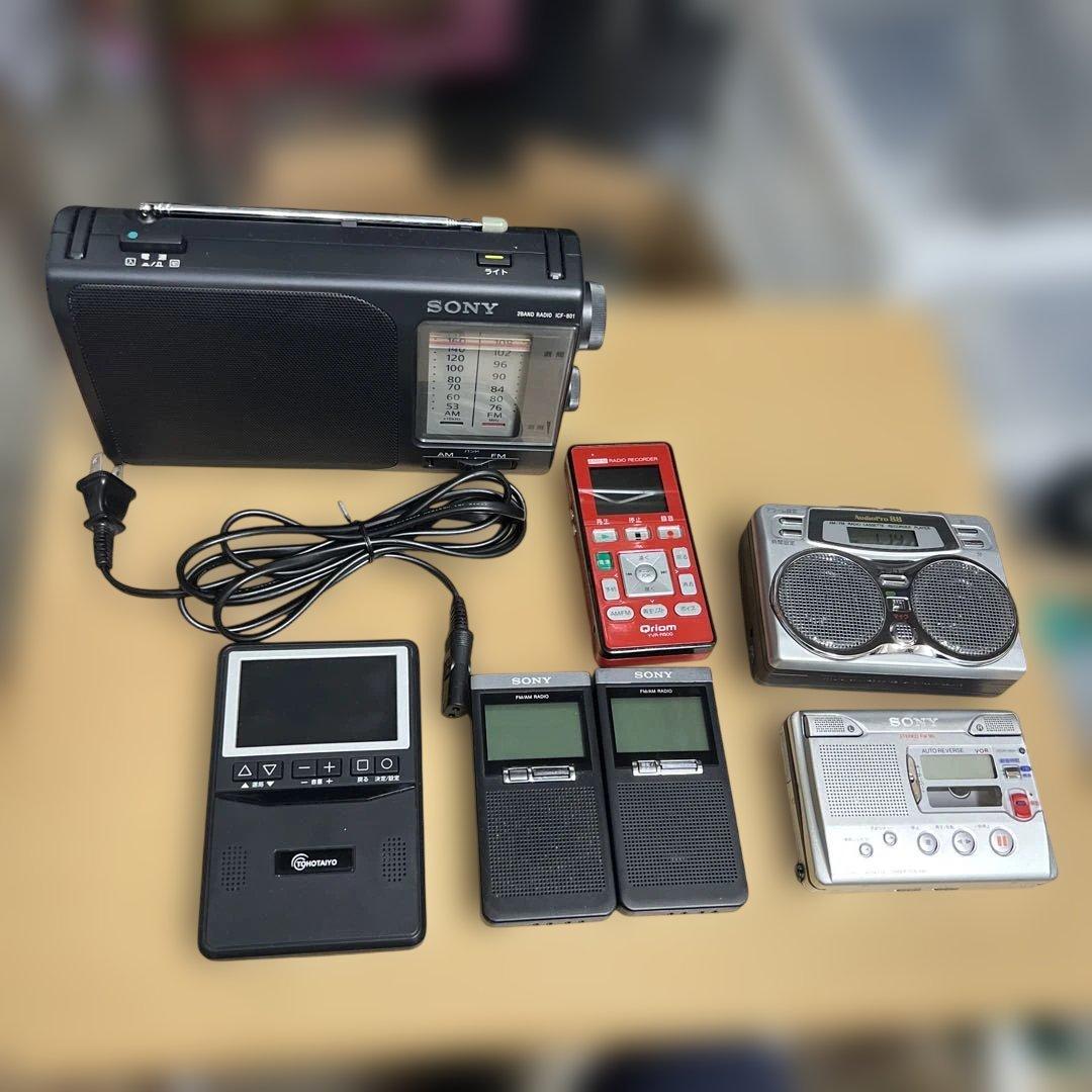 カセットレコーダー/ラジオなど　まとめ売り　ジャンク品